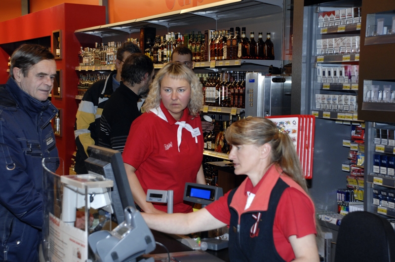 Bauskas veikalā «top!» pircējiem tiek piedāvāta vietējā pārtika plašā klāstā.
Autors: no «Bauskas Dzīves» arhīva.