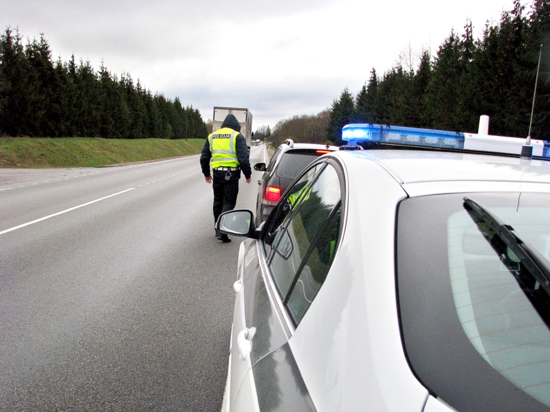 Ceļu policisti visvairāk ātruma pārkāpēju aizturēja uz ceļa A7.
Autors: Vilnis Auzāns