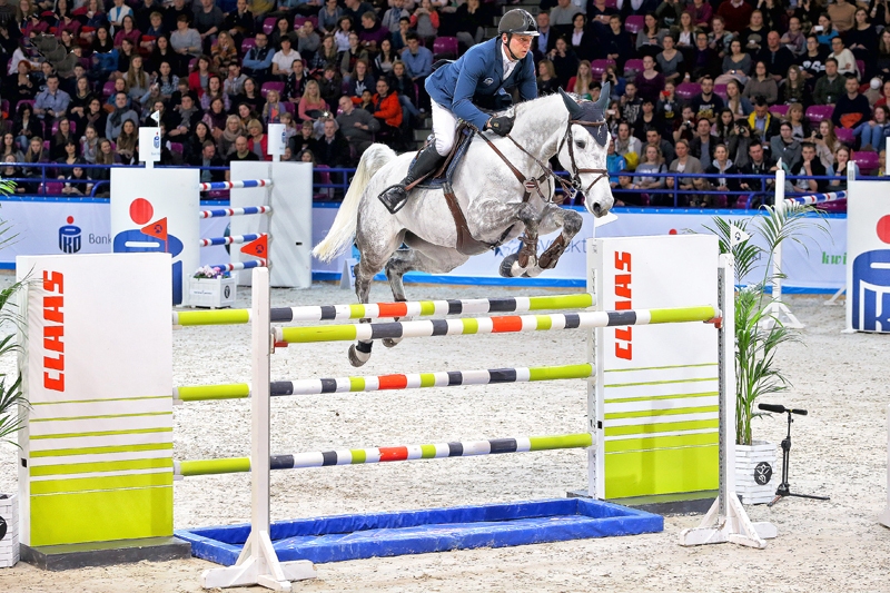 Andis Vārna un viņa cīņubiedre «KS Coradina» – Koradine.
Autors: Anna Pavlaka, zirgam.lv. 