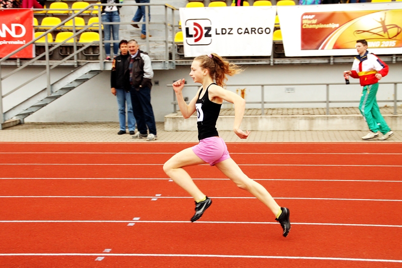 Madara Lungeviča bija otra labākā 300 metru barjerskriešanas distancē. 
Autors: no «Bauskas Dzīves» arhīva.