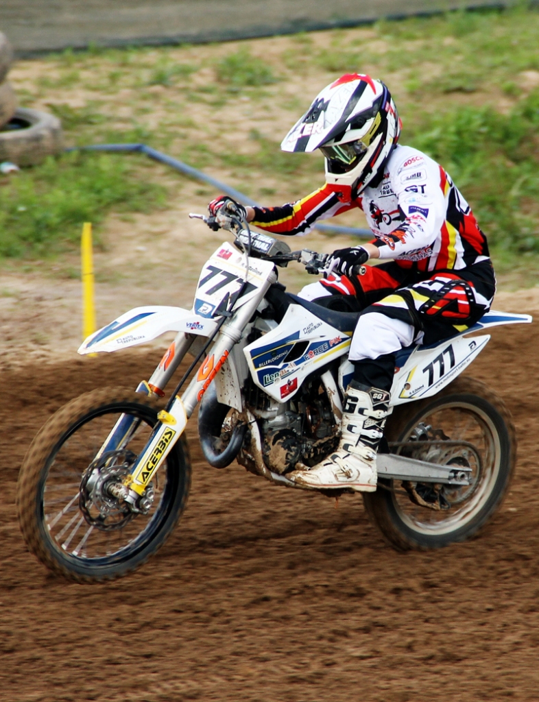 Ralfs Edgars Ozoliņš pagaidām ir labākais no Latvijas braucējiem MX85 klasē.
Autors: Uldis Varnevičs