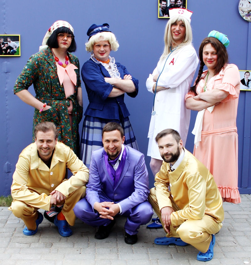 Grupas «Ilga» puiši un viņu jestrās večiņas.
Autors: Māris Bartulāns