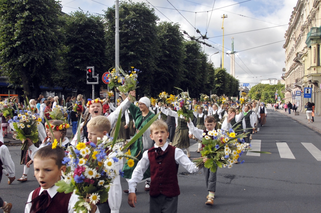 Svētku dalībnieki no Iecavas novada.
Autors: Ivars Bogdanovs