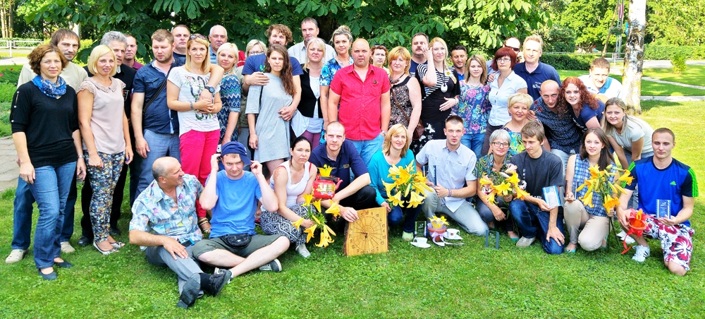 Sacensību dalībnieku kopbilde.
Autors: no organizatoru arhīva