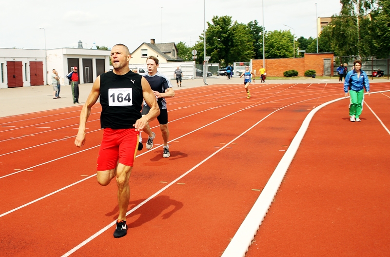 Guntars Baltgailis ierindojās trešajā vietā 400 metru distancē.
Autors: Uldis Varnevičs