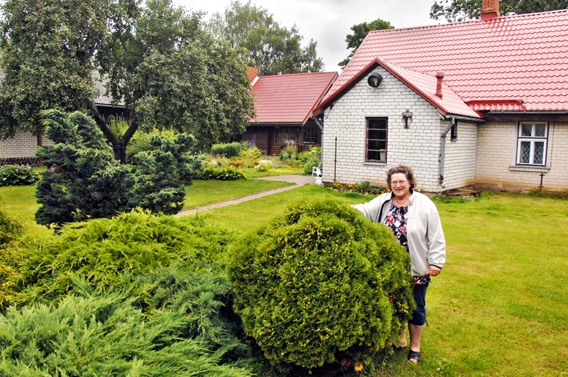Ruta Āboliņa, «Cepļu» saimniece, priecājas par mājas apkaimes mieru un klusumu.
Autors: Ivars Bogdanovs