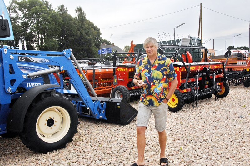 Aigars Meimers plāno būvēt jaunu ēku un paplašināt iznomājamās platības. 
Autors: Ivars Bogdanovs