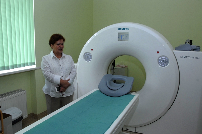 Par jaunā datortomogrāfa iespējām stāsta Bauskas slimnīcas vadītāja Mirdza Brazovska.
Autors: Ivars Bogdanovs