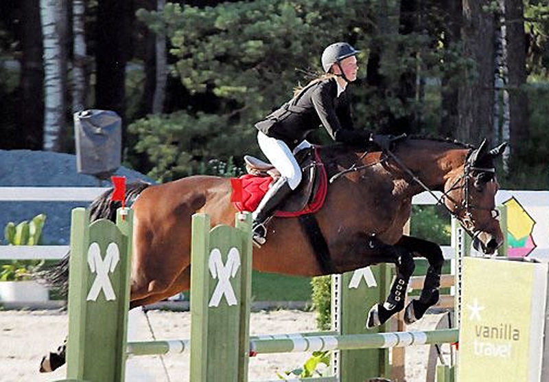 Elizabete Griķe ar zirgu Adella.
Autors: V. RUTKOVSKIS