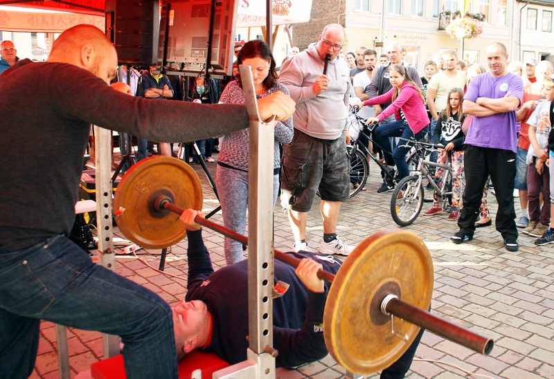 Juris Ručkanovs ievada sacensības, kas Bauskai sagādāja rekordu. 
Autors: Uldis Varnevičs