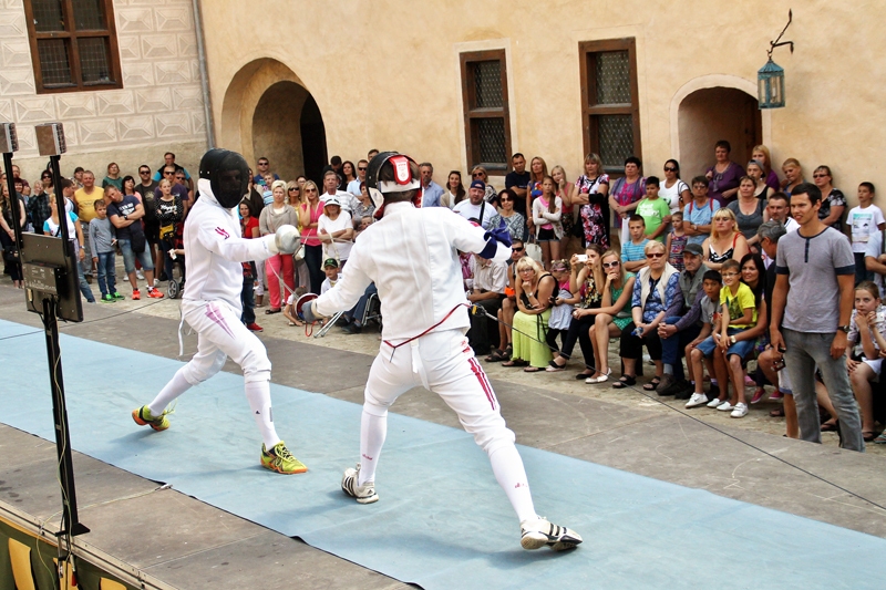 Pils jubilejas paukošanās turnīrs šogad raisīja lielāku skatītāju interesi.
Autors: Uldis Varnevičs