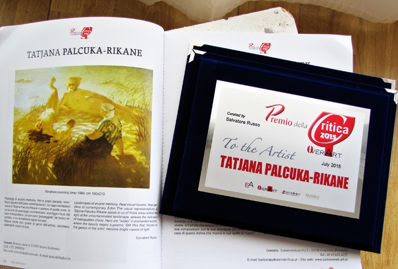 Itālijā jau otro reizi saņemta balva.
Autors: Aigars Hibneris