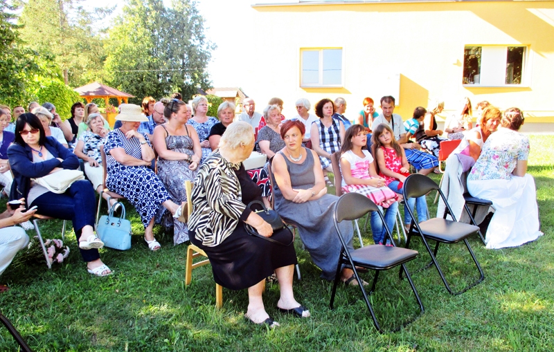 Izrāde pie Zorģu bibliotēkas pulcēja ap 40 skatītāju.
Autors: no bibliotēkas albuma.
