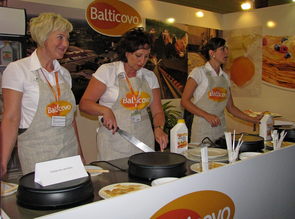 Produkciju līdz ar degustāciju interesentiem piedāvā Iecavas uzņēmums «Balticovo».
Autors: Vilnis Auzāns