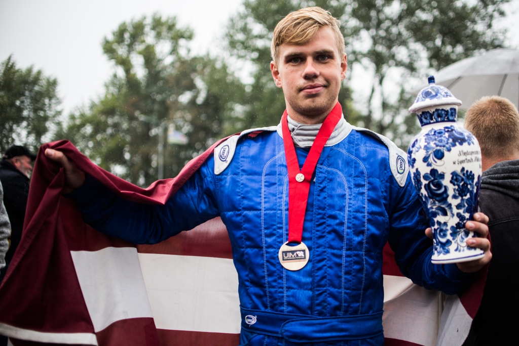 Bauskas komandas «Mēmeles sports» un Latvijas pārstāvis Reinis Paegle ierindojās augstajā trešajā vietā.
Autors: No albuma.