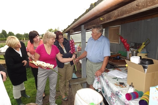 Vecumnieku novada uzņēmējdarbības atbalsta grupas tikšanās Stelpē.
Autors: vecumnieki.lv