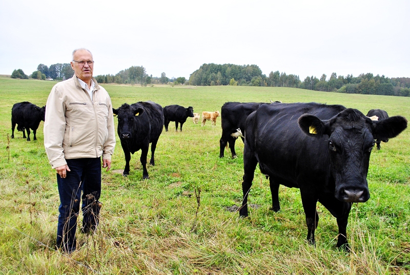 Agris Veide Vecumnieku novada «Liepās» turpinās gaļas liellopu biznesu, bet zaudējumus nesošā piena ražošana likvidēta.
Autors: Ivars Bogdanovs