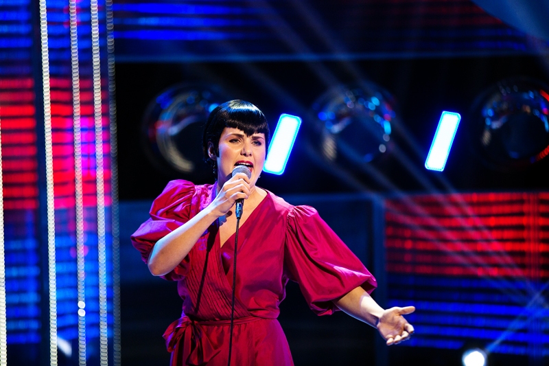 Ar Aijas Kukules dziesmu «Atgriešanās» Elza Rozentāle ieguva augstu vērtējumu.
Autors: TV3 publicitātes foto