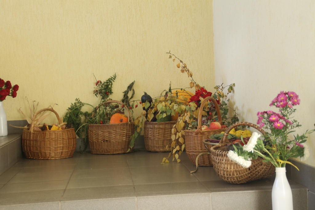 Valles pagasta pārvaldē apmeklētājus priecē rudens ražas izstāde. 
Autors: Uldis Varnevičs