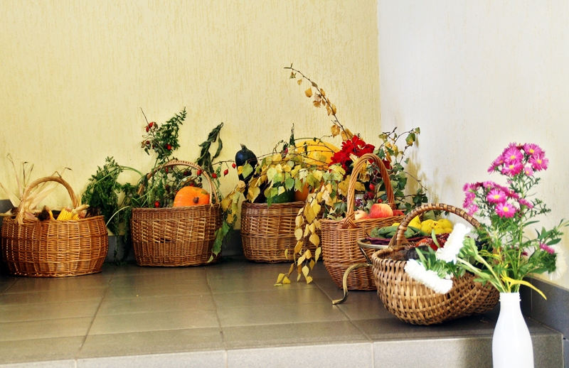 Valles pagasta pārvaldē apmeklētājus priecē rudens ražas izstāde. 
Autors: Uldis Varnevičs