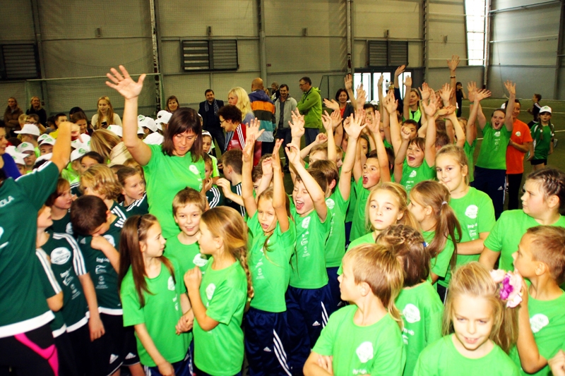 Bauskas sākumskolas 3.a klases audzēkņi aizvadīja aizraujošu pēcpusdienu Rīgas olimpiskajā centrā. 
Autors: Uldis Varnevičs