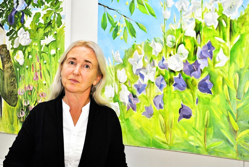 Mārīte Šulce ir Latvijas Mākslinieku savienības biedre un jau 20 gadu Bauskas mākslas skolas direktore.
Autors: Ivars Bogdanovs 