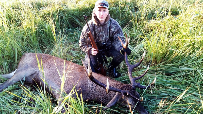 Emīls Starodubcevs pirmo reizi nomedījis briežu bulli.
Autors: No albuma.