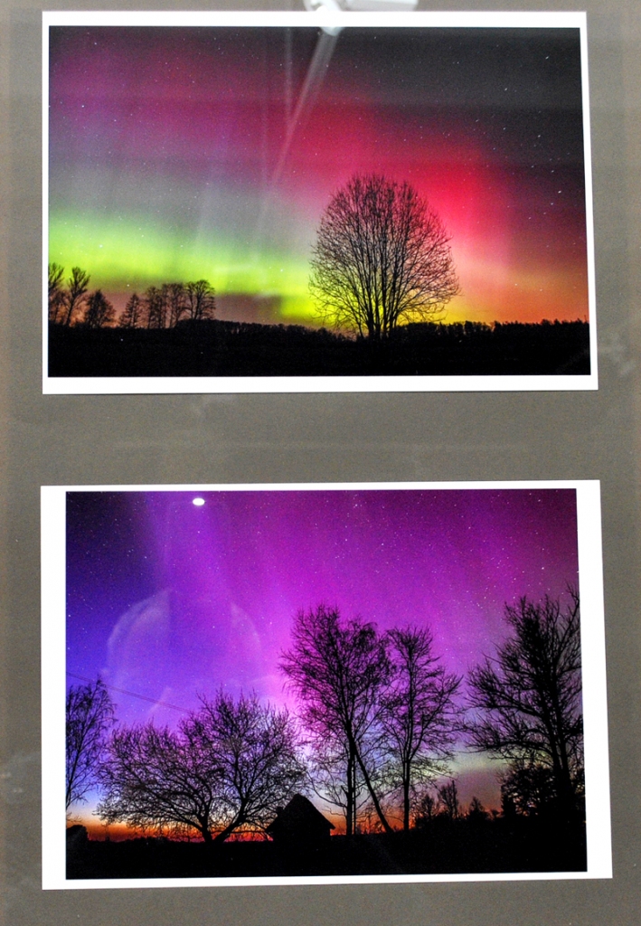 Jānim Paļulim izdevies iemūžināt ziemeļblāzmu, ar šo darbu viņš debitē fotoizstādē.