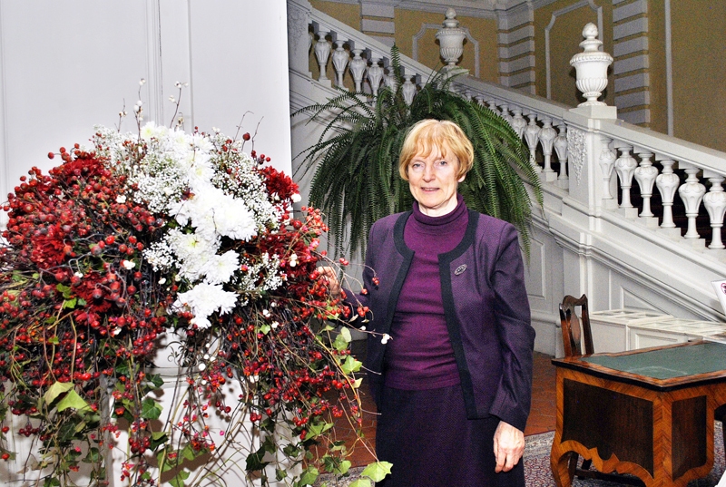 Lauma Lancmane Rundāles pilī.
Autors: Ivars Bogdanovs