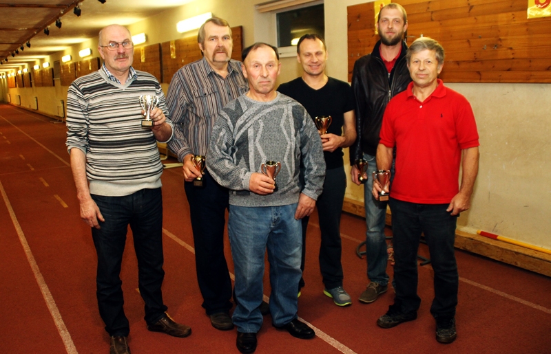 Seši labākie Superkausu ieguvēji – Edgars Siliņš (no kreisās), Vilnis Pelcers, Staņislavs Bednarčiks, Eduards Lauks, Roberts Čudars un Aldis Pavilons.
Autors: Uldis Varnevičs