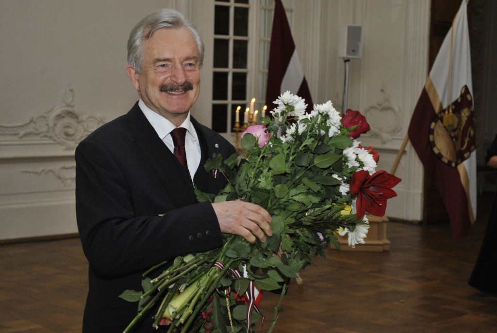 Imants Lancmanis - pirmais, kam piešķirta Rundāles novada goda zīme 