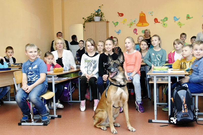 Vau... Vau! Skolotāji streikos. Tikmēr bērnus varētu mācīt gudrais robežsargu suns.
Autors: Ivars Bogdanovs
