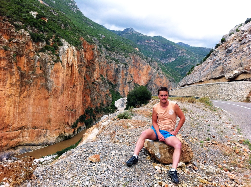 Mārtiņam spilgtākos iespaidus radīja piekrastes kalni.
Autors: no personiskā albuma.