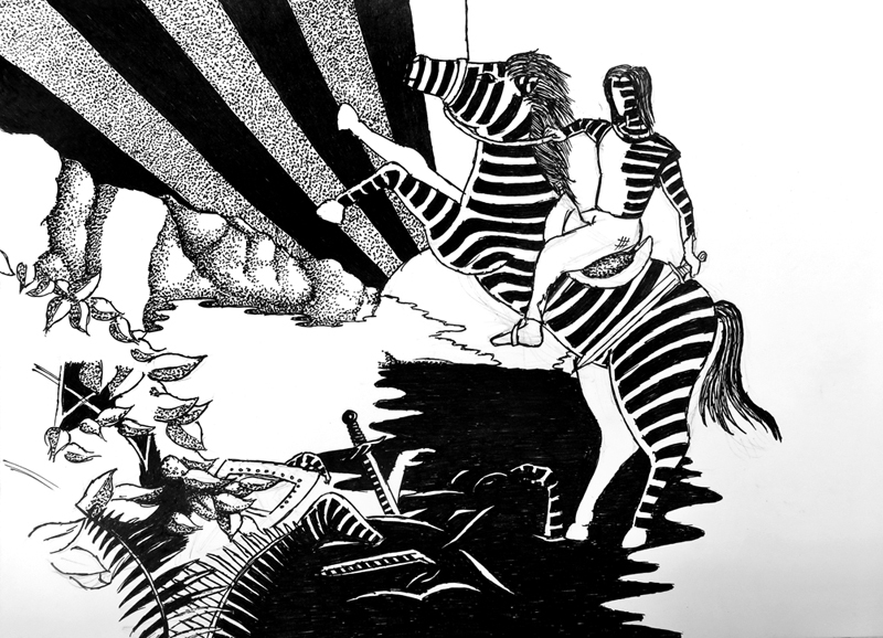 Reda Freiberga, Bauskas 2. vidusskolas audzēkņa, zīmējums.