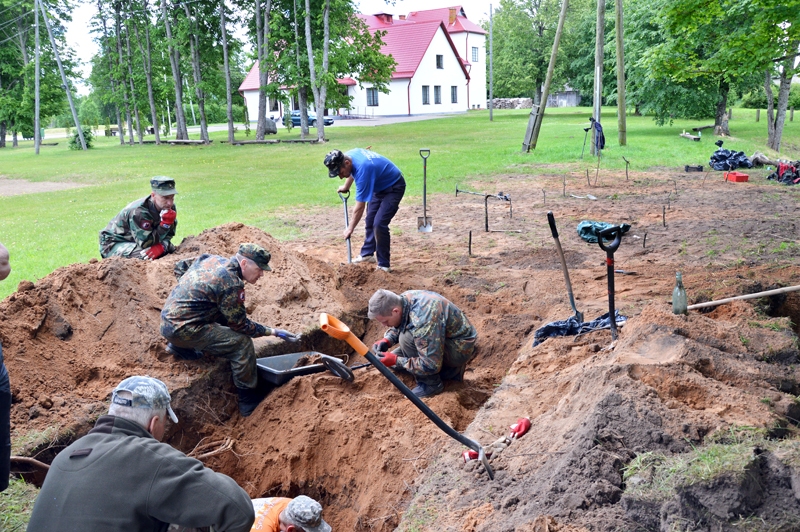 Ekspedīcijā Meņģeles stadionā. 
Autors: no personiskā albuma