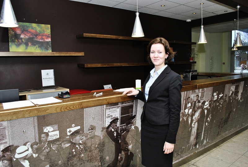 Alisa Ratkeviča, viesnīcas «Rixwell Bauska Hotel» direktore, ir augstskolas «Turība» absolvente.
Autors: Ivars Bogdanovs