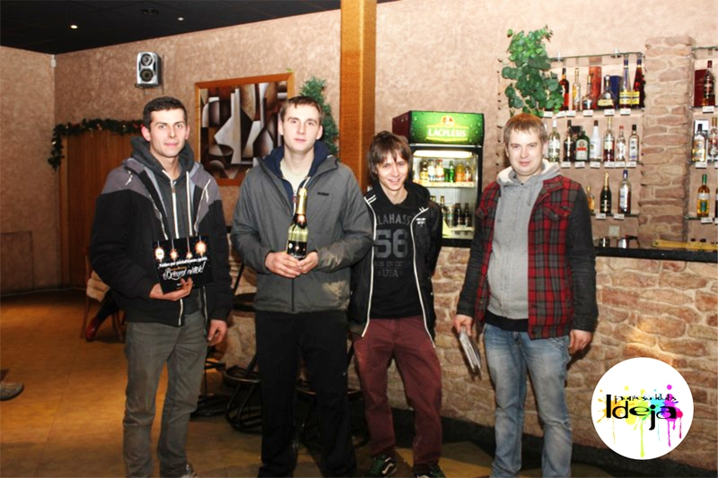 Pirmā posma uzvarētāji – komanda «Tie paši, kas iepriekš». 
Autors: no ideja.mozello.com