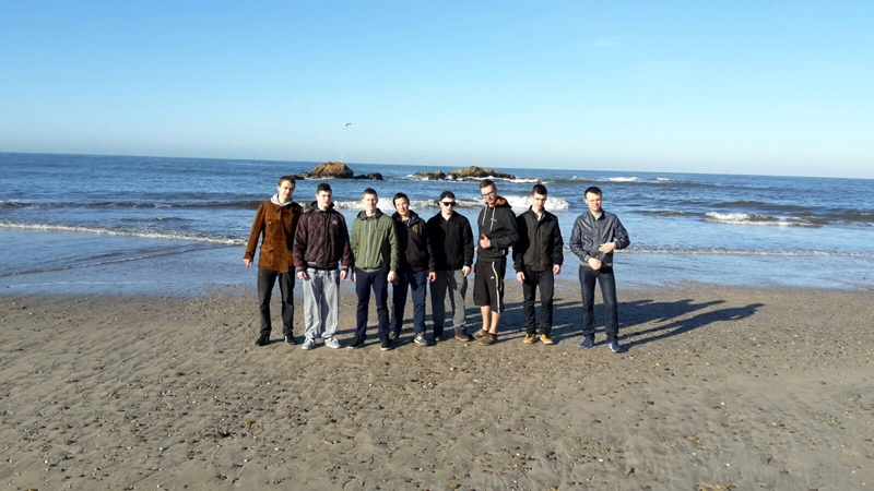 Saulaines skolas puiši no 29. februāra un līdz 13. martam praktizējas Portugālē.
Autors: no albuma