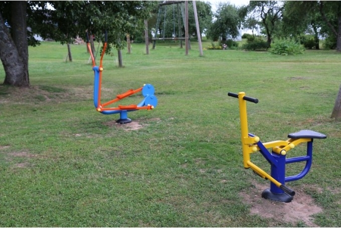 Pagājušā gada vienīgais iedzīvotāju grupu projekts bija Zorģos uzstādītie āra trenažieri.
Autors: no «Bauskas Dzīves» arhīva