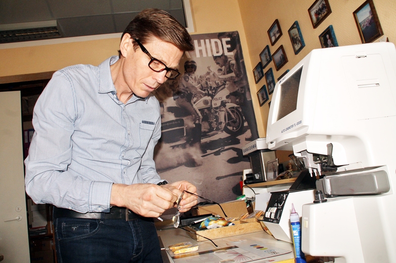 Jānis Ozols optiķa darbā pavadījis gandrīz 30 gadu. 
Autors: Uldis Varnevičs