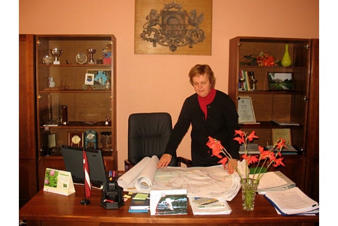 Bauskas novada Brunavas pagasta pārvaldes vadītāja Baiba Marčenkova. 
Autors: no «Bauskas Dzīves» arhīva