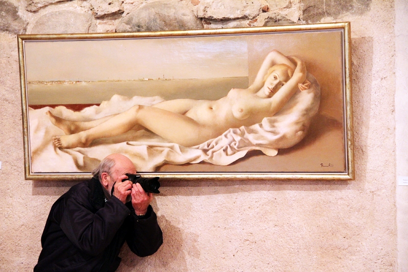 Bauskas pils muzejā skatāma gleznu izstāde «LaPrimavera».
Autors: Māris Skanis