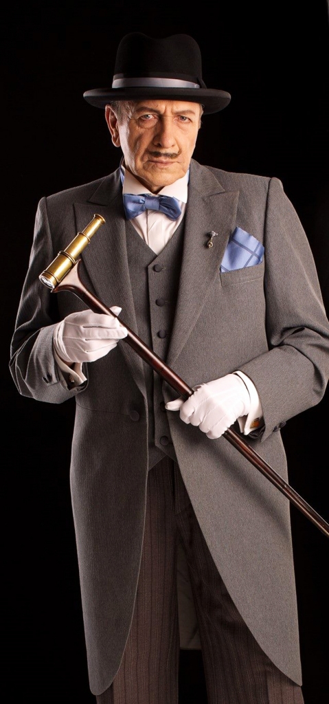 Jānis Skanis Erkila Puaro lomā.
Autors: Publicitātes foto.