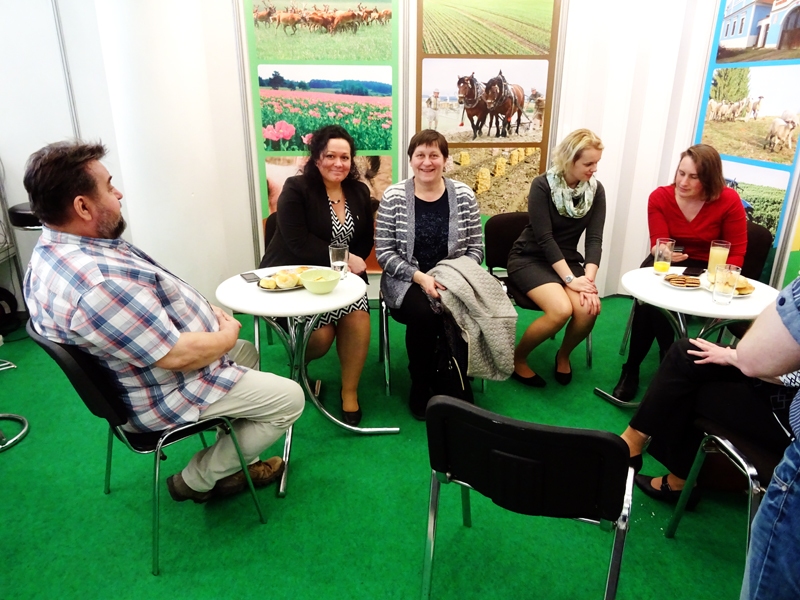 Agita Hauka starptautiskās lauksaimnieku konferences darba grupā.
Autors: no LZF arhīva