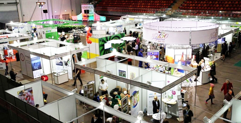 Ekspozīcija «Uzņēmēju dienas Zemgalē» Jelgavā 2015. gada pavasarī. 
Autors: no jekabpils.lv