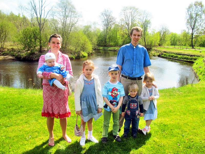 Roberta un Agritas Otomeru ģimene.
Autors: no www.vecumniekudraudze.lv.