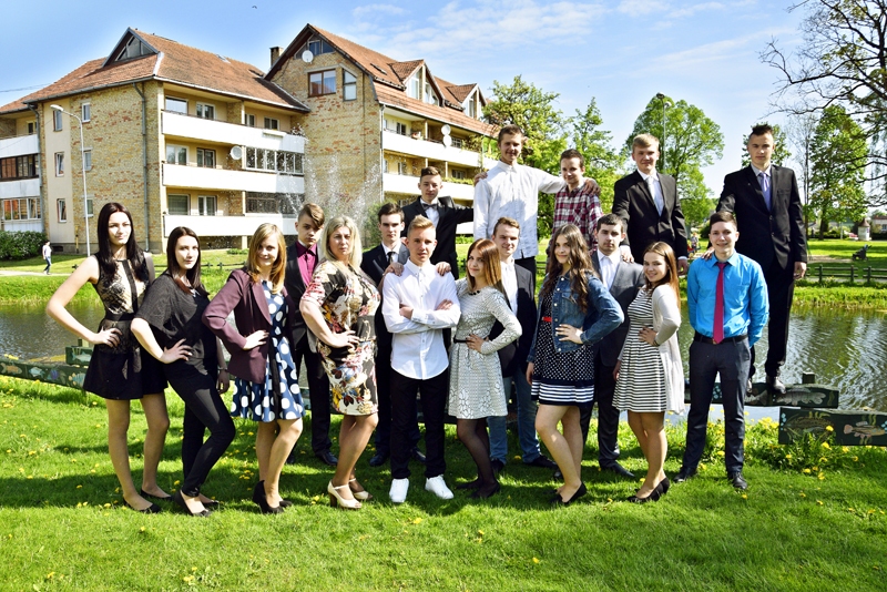 Bauskas 2. vidusskolas 9.a klase ar audzinātāju.
Autors: Ivars Bogdanovs