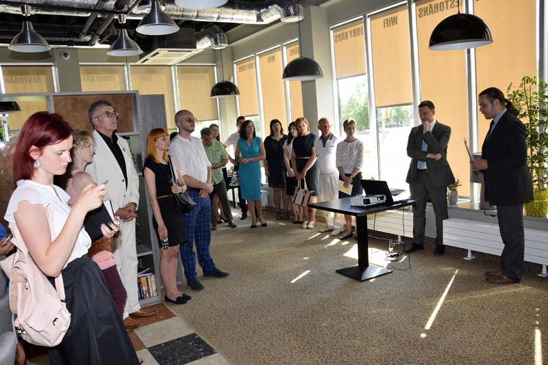 Viesnīcas «Rixwell Bauska» un restorāna «Mūza» prezentācijā. 
Autors: Ivars Bogdanovs