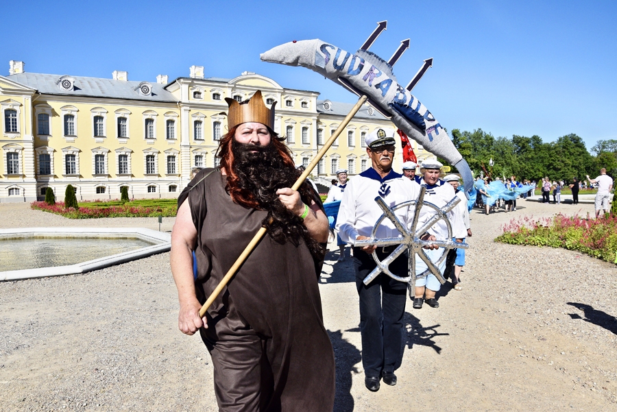 Rundāles novada svētkos akcentēts tika viss, kas saistīts ar ūdeņiem.
Autors: Ivars Bogdanovs