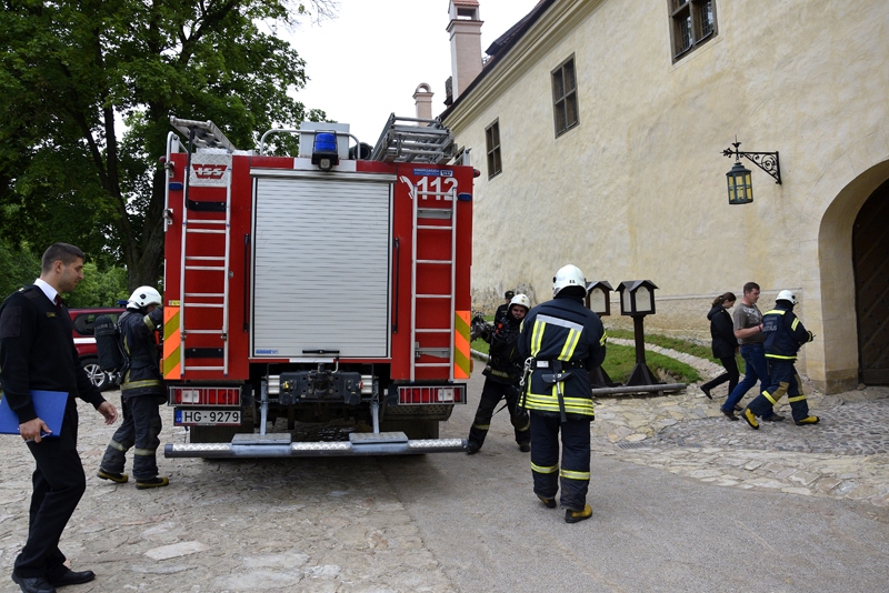 Bauskas pilī notika ugunsdzēsēju mācības.
Autors: Ivars Bogdanovs